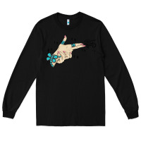 Black western turquoise gun hand Long Sleeve Tee - MaliasSmallBusiness