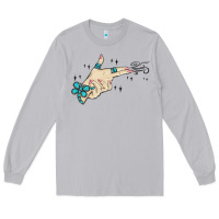 Moon Dust western turquoise gun hand Long Sleeve Tee - MaliasSmallBusiness