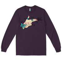 Plum western turquoise gun hand Long Sleeve Tee - MaliasSmallBusiness
