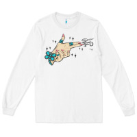 White western turquoise gun hand Long Sleeve Tee - MaliasSmallBusiness