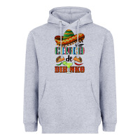 Heather Grey cinco de dirinko sombrero Heavyweight Hoodie - BarkalooDesign