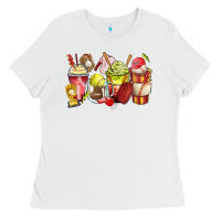 White baseball and softball coffee cups Ladies Tee - Zillion Design Studio