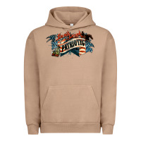 Pigment Burro I'm not drunk I'm patriotic 4th of july Urban Hoodie - HowdyJamesFarm
