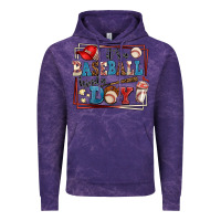Cloud Purple its a baseball kinda day Vintage Hoodie - AdoDesignShop