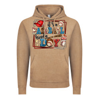 Vintage Coffee its a baseball kinda day Vintage Hoodie - AdoDesignShop
