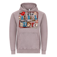 Its A Baseball Kinda Day Vintage Hoodie | Teevron