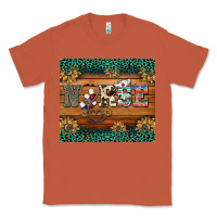 Copper western nurse glitter leopard sunflowers Classic Tee - BarkalooDesign