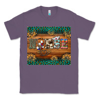 Lavender western nurse glitter leopard sunflowers Classic Tee - BarkalooDesign