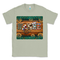Matcha western nurse glitter leopard sunflowers Classic Tee - BarkalooDesign