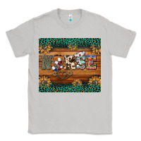 Moon Dust western nurse glitter leopard sunflowers Classic Tee - BarkalooDesign