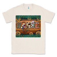 Natural western nurse glitter leopard sunflowers Classic Tee - BarkalooDesign