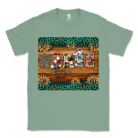 Sage western nurse glitter leopard sunflowers Classic Tee - BarkalooDesign