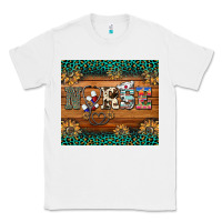 White western nurse glitter leopard sunflowers Classic Tee - BarkalooDesign