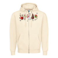 Sandshell Cartoon Christmas Characters Zipper Hoodie - MaliasSmallBusiness