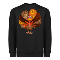 Black thanksgiving turkey Heavyweight Sweatshirt - AdoDesignShop