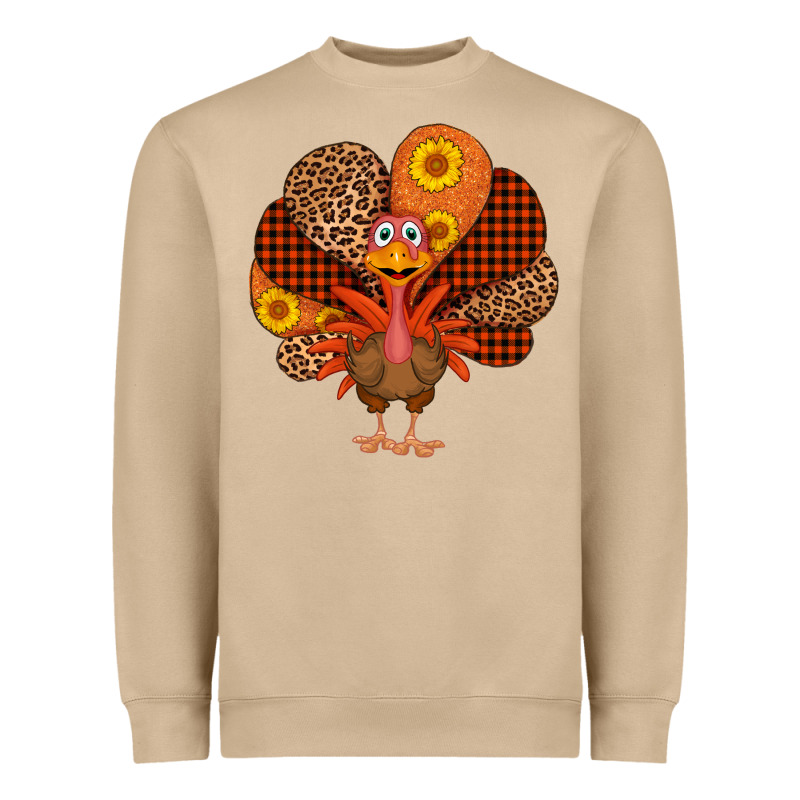 Thanksgiving Turkey Heavyweight Sweatshirt by AdoDesignShop | Teevron