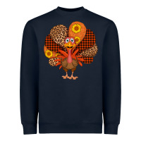 Navy thanksgiving turkey Heavyweight Sweatshirt - AdoDesignShop