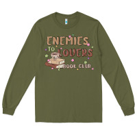 Army Green enemies to lovers book club Long Sleeve Tee - MaliasSmallBusiness