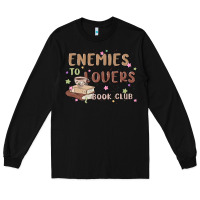 Black enemies to lovers book club Long Sleeve Tee - MaliasSmallBusiness