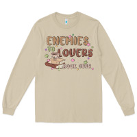 Mushroom enemies to lovers book club Long Sleeve Tee - MaliasSmallBusiness