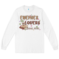 White enemies to lovers book club Long Sleeve Tee - MaliasSmallBusiness