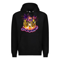 Black Hot Mom summer Premium Hoodie - NancyCooperArtShop