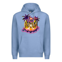 Colony Blue Hot Mom summer Premium Hoodie - NancyCooperArtShop