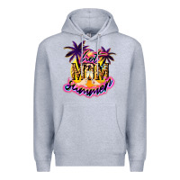 Heather Grey Hot Mom summer Premium Hoodie - NancyCooperArtShop