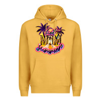 Mustard Hot Mom summer Premium Hoodie - NancyCooperArtShop