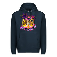 Navy Hot Mom summer Premium Hoodie - NancyCooperArtShop