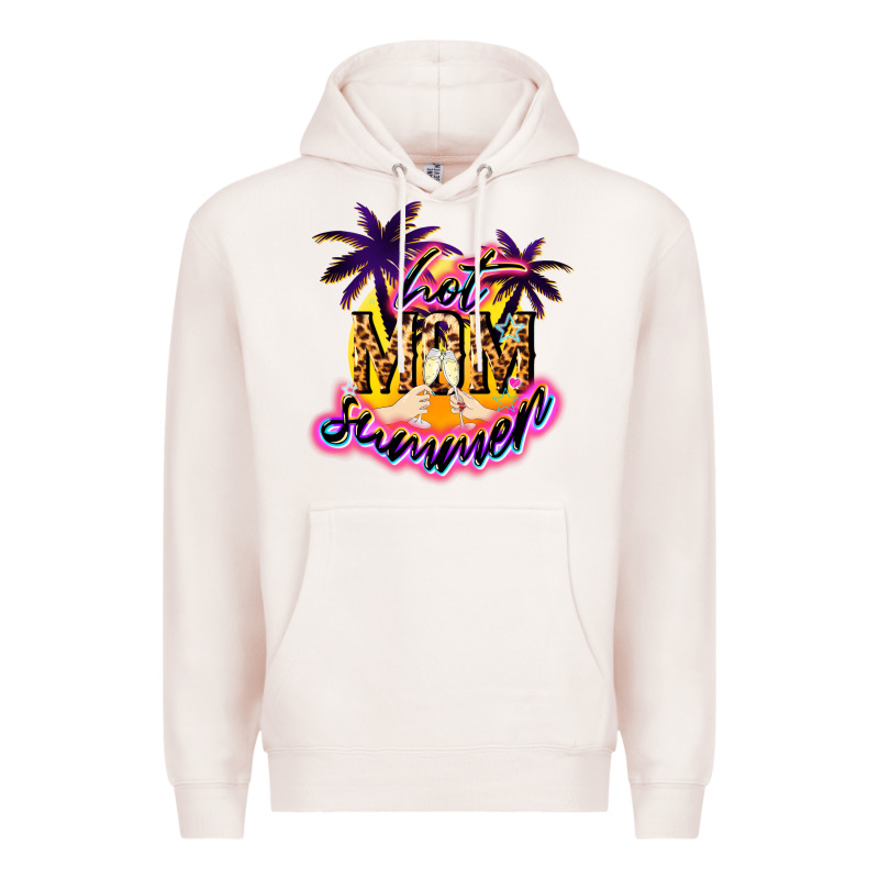 Hot Mom Summer Premium Hoodie by NancyCooperArtShop | Teevron