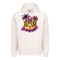 Pale Pink Hot Mom summer Premium Hoodie - NancyCooperArtShop