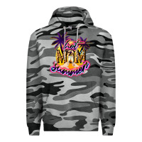 Slate Camo Hot Mom summer Premium Hoodie - NancyCooperArtShop