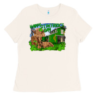 Bone Happy st. patrick's day cattle and calfs Ladies Tee - RanaPortraitStore