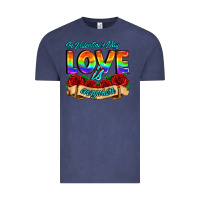 Vintage Denim in valentines day love is everywhere Vintage Tee - AdoDesignShop