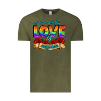 Vintage Olive in valentines day love is everywhere Vintage Tee - AdoDesignShop