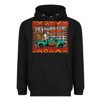 Black merry christmas farm truck tumbler Heavyweight Hoodie - Jasminsmagicworld