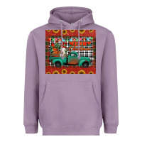 Lavender merry christmas farm truck tumbler Heavyweight Hoodie - Jasminsmagicworld
