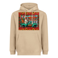 Mushroom merry christmas farm truck tumbler Heavyweight Hoodie - Jasminsmagicworld