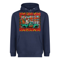 Navy merry christmas farm truck tumbler Heavyweight Hoodie - Jasminsmagicworld