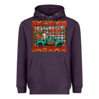 Plum merry christmas farm truck tumbler Heavyweight Hoodie - Jasminsmagicworld