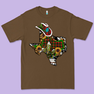 Christmas Texas Premium Tee Designed By Ranaportraitstore