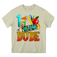 Mossy 1st grade dude Heavy Core Tee - texasbilliewilder
