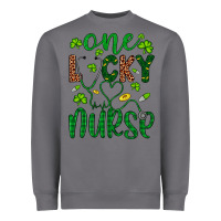 Storm Leopard Glitter One Lucky Nurse Heavyweight Sweatshirt - Artiststas