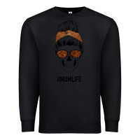 Black Brown Glitter, Western Vintage Patterned Mom Skull Premium Sweatshirt - Bettercallsaul