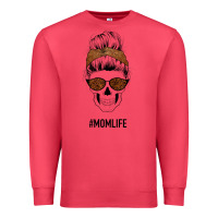 Cardinal Brown Glitter, Western Vintage Patterned Mom Skull Premium Sweatshirt - Bettercallsaul