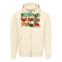 Sandshell believe in christmas Zipper Hoodie - MaliasSmallBusiness