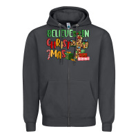 Smoke believe in christmas Zipper Hoodie - MaliasSmallBusiness
