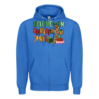 True Royal believe in christmas Zipper Hoodie - MaliasSmallBusiness