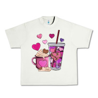 Pistachio valentines day heart coffe Urban Heavy Tee - AdoDesignShop